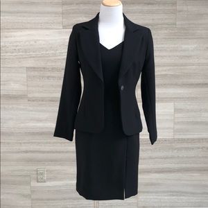 Beautiful Black Dress Suit Size 2P